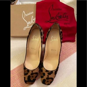 Absolutely authentic 🌹❤️Christian louboutin leopard heel